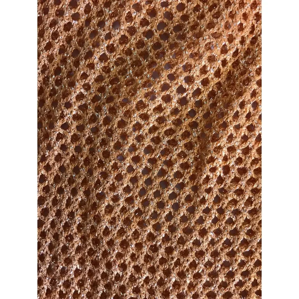 Future Collective Skirt Sz. XXL Orange sparkle Midi Knit Crochet Swim Coverup